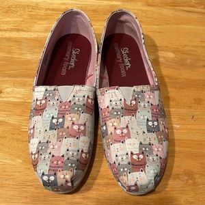 Slip on Cat Canvas Shoes